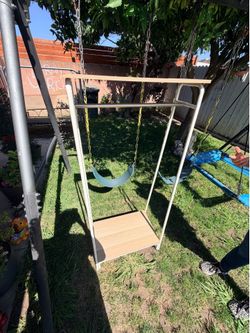 Clothing and shoes rack