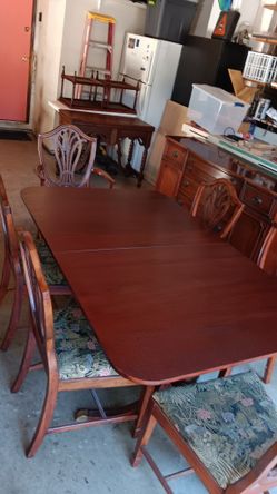 Cherry Wood Dinning Set