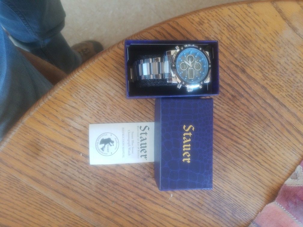 Stauer Blue Stone Chronograph