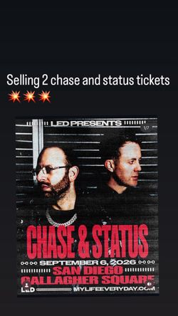 Chase and status tickets