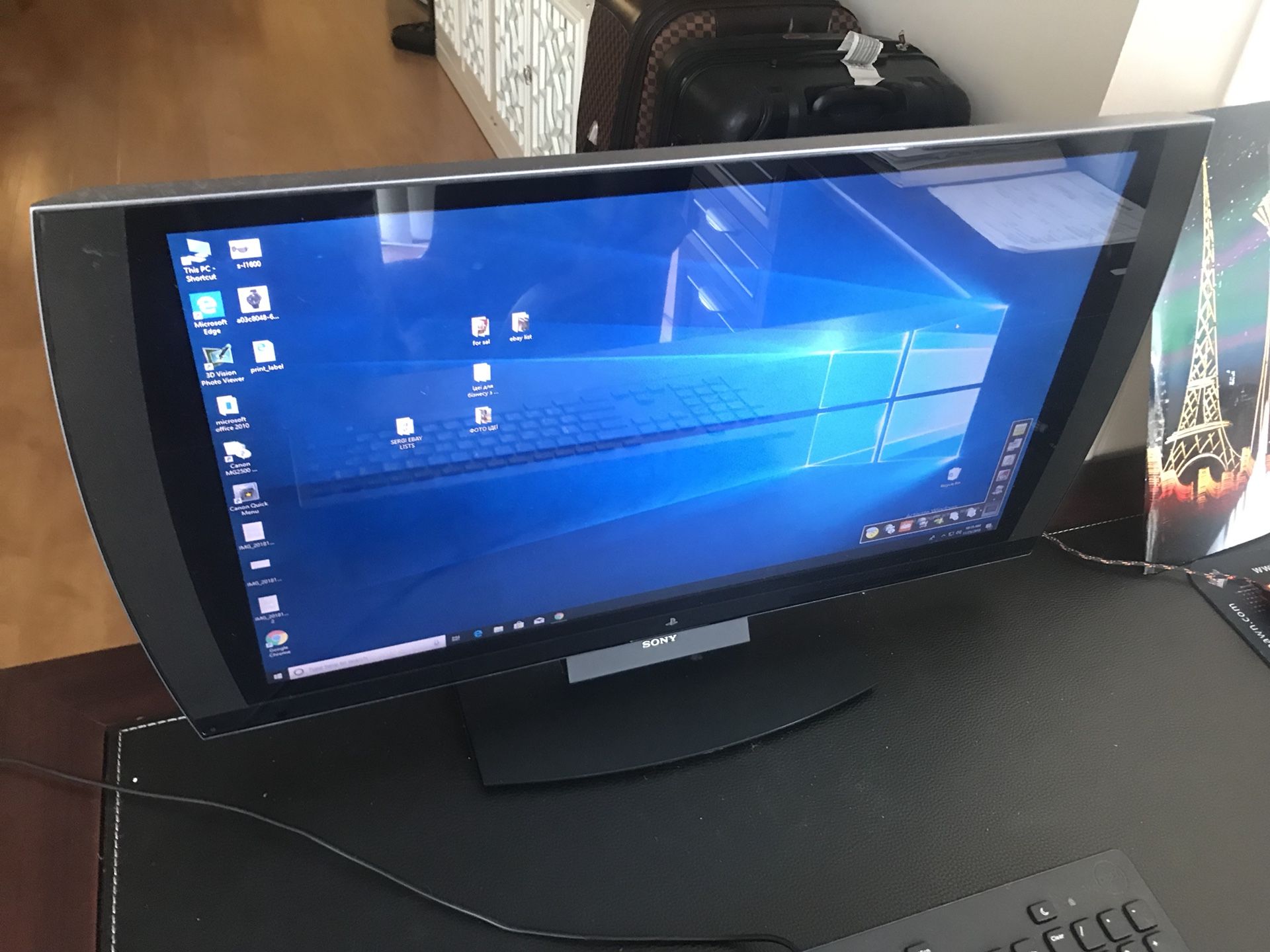 Sony 3d Display Cech Zed1u 24 Computer Ps4 Monitor With Cord For Sale In Hallandale Beach Fl Offerup