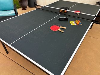 Stiga Ping Pong Table with Cover & Accessories, $80