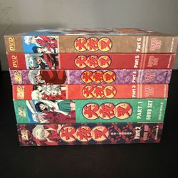 📀 Inuyasha DVD Box Set – Parts 1–6