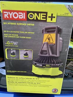 Ryobi surface dryer