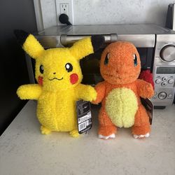 Pokémon 8” plush dolls