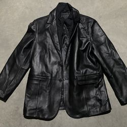 APT. 9. Leather Jacket. Size: 44R