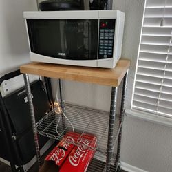 Rolling Microwave Cart