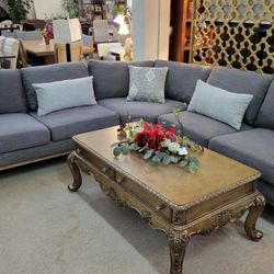 Modern Grey Modular Sectional