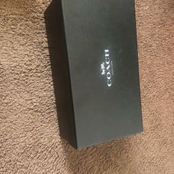 Coach Black Slip Ons Size 6.5 