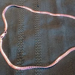 24" Stylish 925 Sterling Silver Necklace 