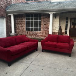 2 Red Couches