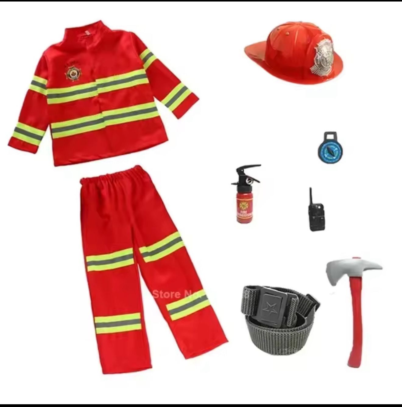 Halloween Costume For Boys Fireman Firefighter 