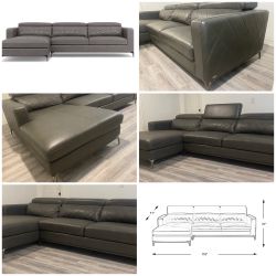 Via Sorrento 2 Pc Left Arm Chaise Sectional  