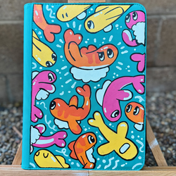 Tatsugiri Pokémon Card Binder, 900 Capacity, 3-Ring Zip, 9-Pocket, Teal
