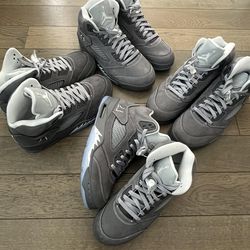 Jordan 5 wolf grey