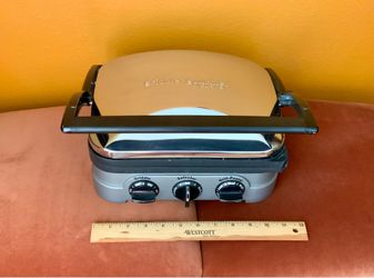 CUISINART GRIDDLE PANINI MAKER (SALE)