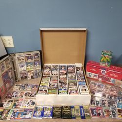 1000s of Baseball Cards From 80s-90s Many Pack Fresh including Sets, Packs, Stars, Hofs Rcs + More 