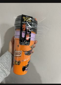 Hocus Pocus Halloween Cups (Glow In The Dark)