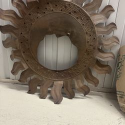 Decorative Sun Metal Wall Decor