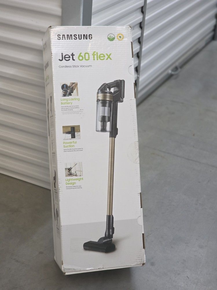 SAMSUNG Jet 60 Flex Cordless Stick Vacuum Cleaner, Lightweight, Portable w/ Removable Battery