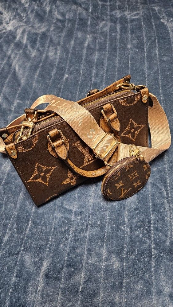 Cute Brown LVPurse- New