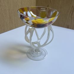 Jozefina Krosno Glass Jellyfish/Octopus Dish