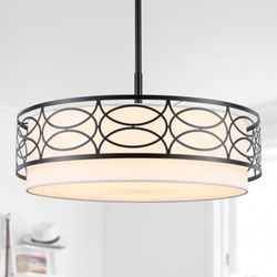 Brand New In The Box   Drum chandelier