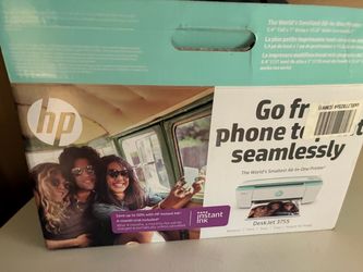 HP Instant Ink Printer. Wireless 3755