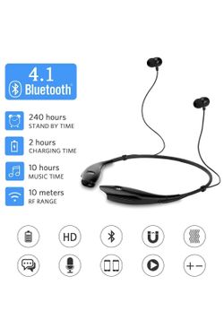 Bluetooth Headphones Wireless Headset Stereo Neckband Sport Earbuds with Mic
