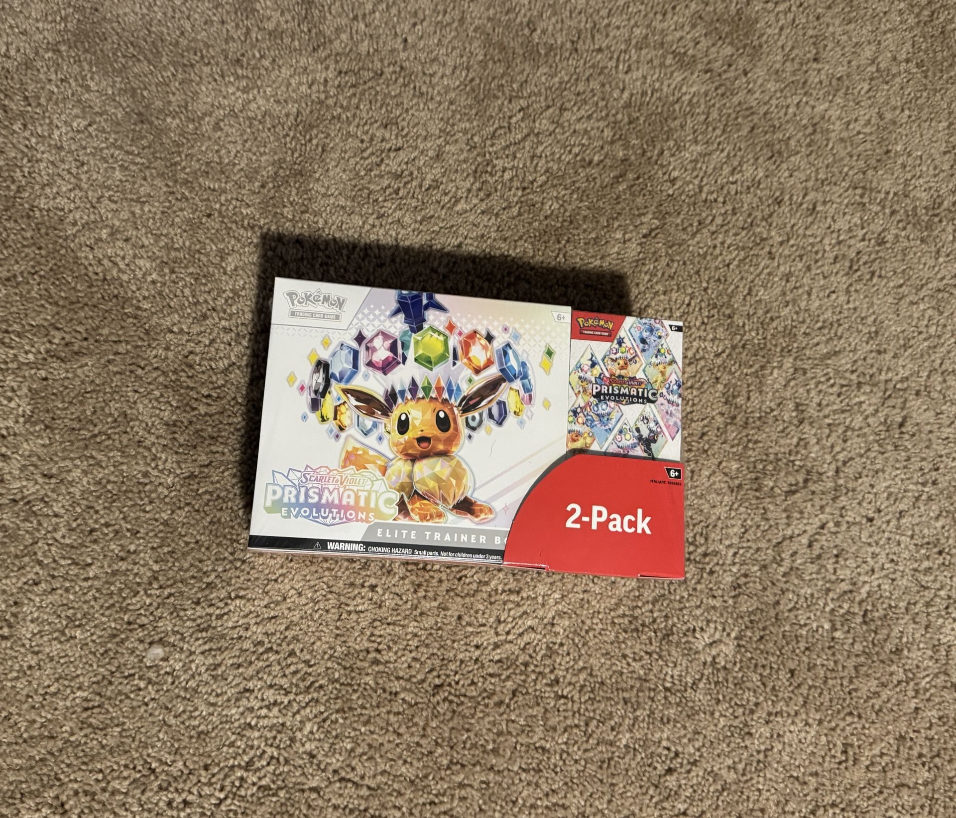 Costco Prismatic Evolutions ETB + Booster Bundle 2 Pack