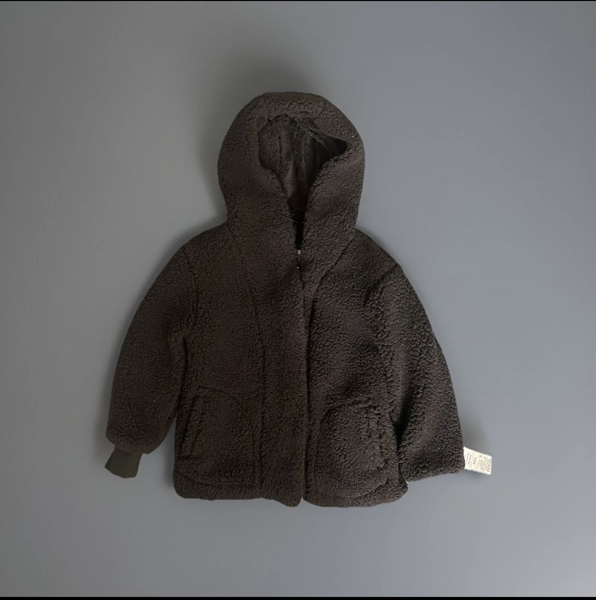 Cat & Jack Kids Size Small 6/7 Hooded Cozy Soft Warm Button Up Sweatshirt NWT