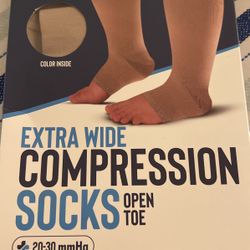 Compression Socks Open Toe