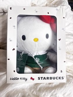 Hello kitty x starbucks plushie