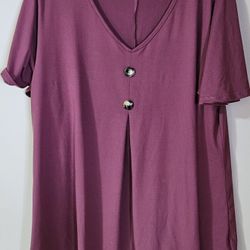 18W Woman's Amazon Short Sleeve Shirt 