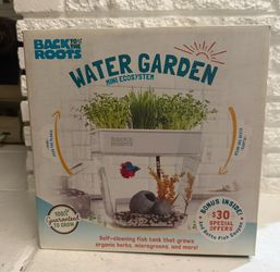 Back to the Roots Water Garden Mini Ecosystem 3 Gal Freshwater Aquaponic Kit brand new sealed
