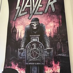 Slayer concert poster