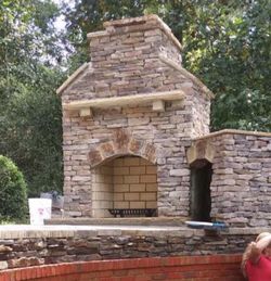 Outdoor fireplace and fire pits +