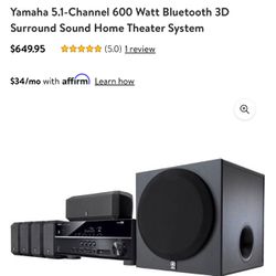 Yamaha Surround sound system 