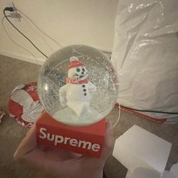 Supreme Snowman Snow Globe