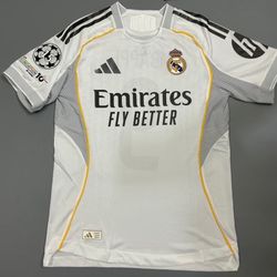 Real Madrid 2025/2026 Home Player Version Jersey • Mbappé or any other player