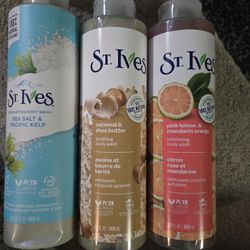 3 St. Ives Body Washes 
