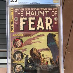 Haunt Of Fear #28 (1954) CGC 3.5 — O/w To White Pages; Last Issue; Ray Bradbury