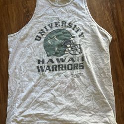 Vintage Hawaii Warriors Tank Top Shirt XL