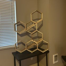 Abstract Hexagon Shelves