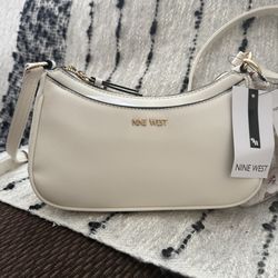 Nine West white bag