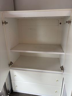 White dresser