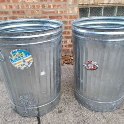 Galvanized Steel Garbage Cans