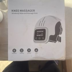 Cordless Knee Massager Vibration Heating Infrared Laser Therapy Sealed New !!