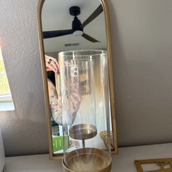 Mirror Bedroom Decor (with Candle Holder)