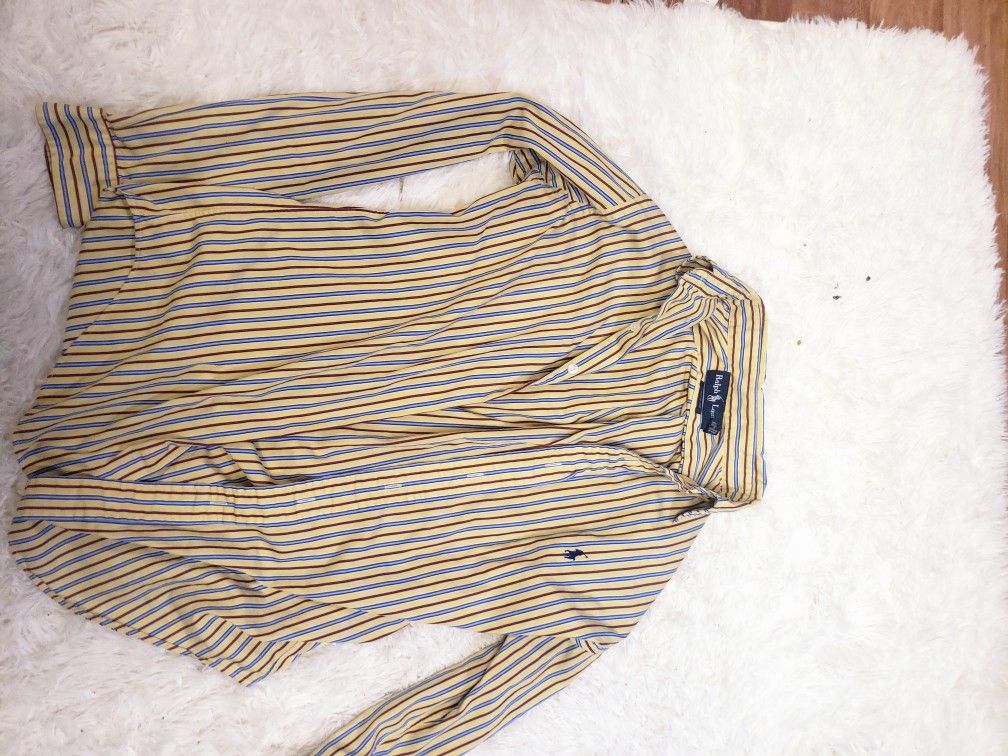 Ralph Lauren Button Up Dress Shirt Mens Small